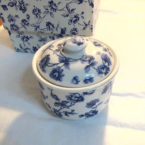 Vintage LAURA ASHLEY Lidded Pot